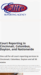 Mobile Screenshot of elitereportingagency.com